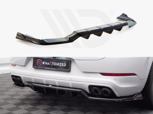 Maxton Rear Splitter (Vertical Bars) Porsche Cayenne Coupe Mk3