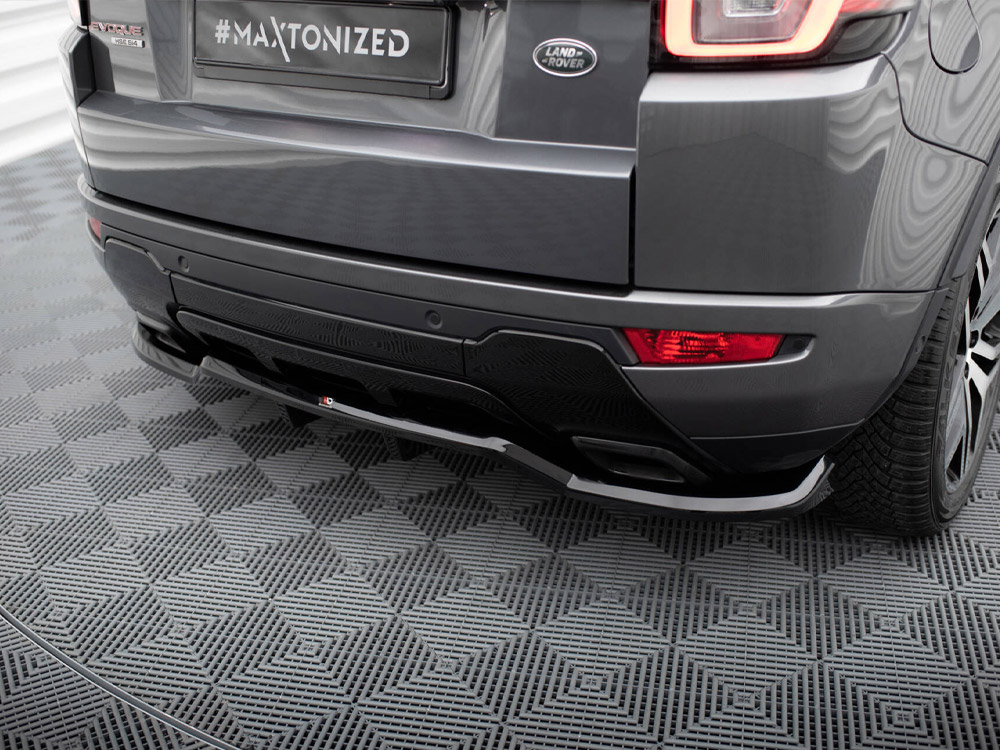 Maxton rear splitter (vertical bars) for land rover range rover evoque hse dynamic mk1 facelift models 3 Maxton rear splitter (vertical bars) for land rover range rover evoque hse dynamic mk1 facelift models - image 3