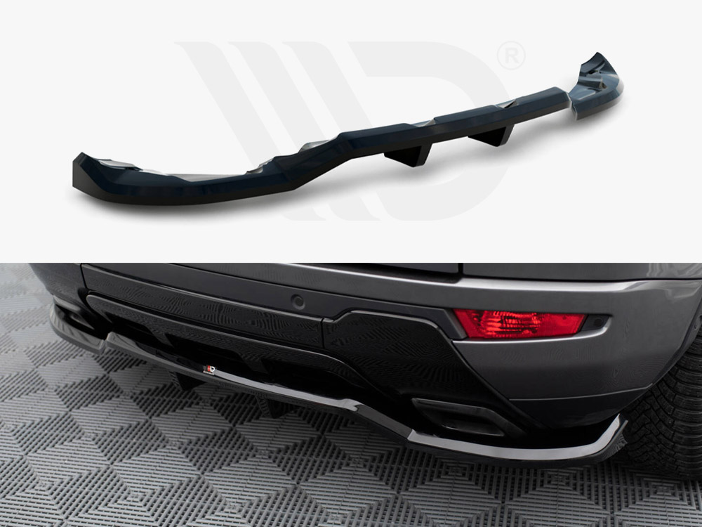 Maxton rear splitter (vertical bars) for land rover range rover evoque hse dynamic mk1 facelift models 1 Maxton rear splitter (vertical bars) for land rover range rover evoque hse dynamic mk1 facelift models