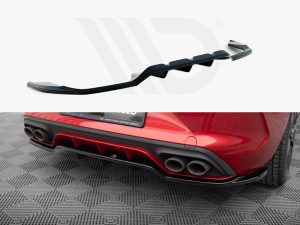 Maxton Central Rear Splitter (Vertical Bars) Cupra Leon Hatchback Mk1