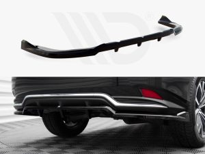 Maxton Central Rear Splitter (Vertical Bars) Lexus RX Mk4 Facelift Models