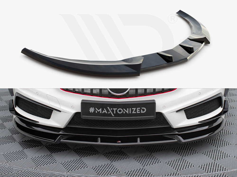 Maxton front splitter v3 mercedes-benz a45 amg w176 1 Maxton front splitter v3 mercedes-benz a45 amg w176