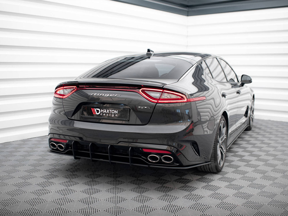Maxton street pro rear side splitters kia stinger gt/gt-line mk1 2 Maxton street pro rear side splitters kia stinger gt/gt-line mk1 - image 2