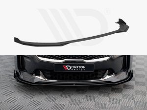 Maxton Street Pro Front Splitter + Flaps Kia Stinger GT/GT-Line/Standard Mk1