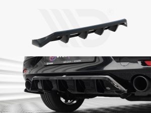 Maxton Central Rear Splitter (Vertical Bars) Mazda 3 Mk4