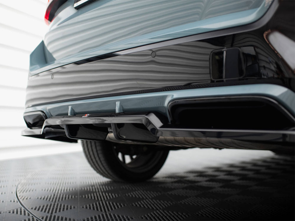 Maxton central rear splitter (vertical bars) bmw x1 m-pack u11 6 Maxton central rear splitter (vertical bars) bmw x1 m-pack u11 - image 6