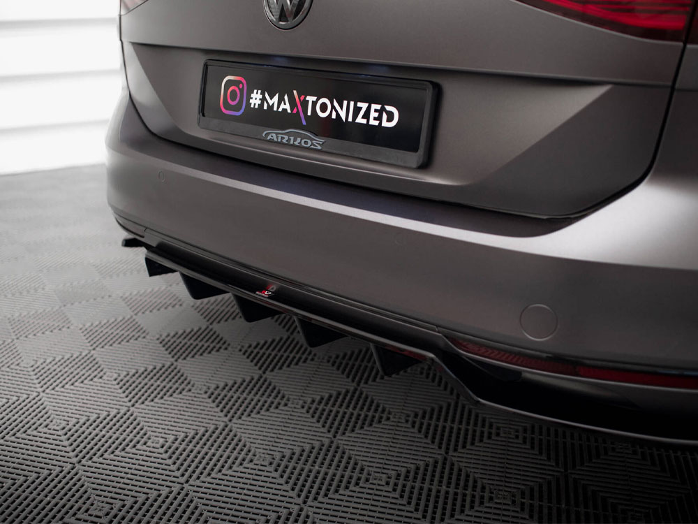 Maxton rear splitter (vertical bars) volkswagen passat r-line b8 5 Maxton rear splitter (vertical bars) volkswagen passat r-line b8 - image 5
