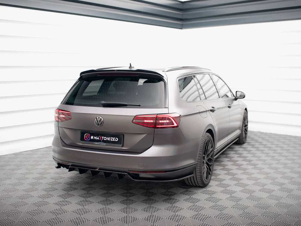 Maxton rear splitter (vertical bars) volkswagen passat r-line b8 2 Maxton rear splitter (vertical bars) volkswagen passat r-line b8 - image 2