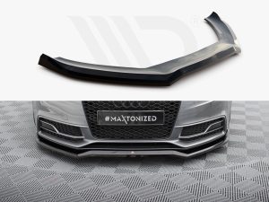 Maxton Front Splitter V4 Audi S5/A5 S-Line Coupe/Sportback 8T Facelift Models