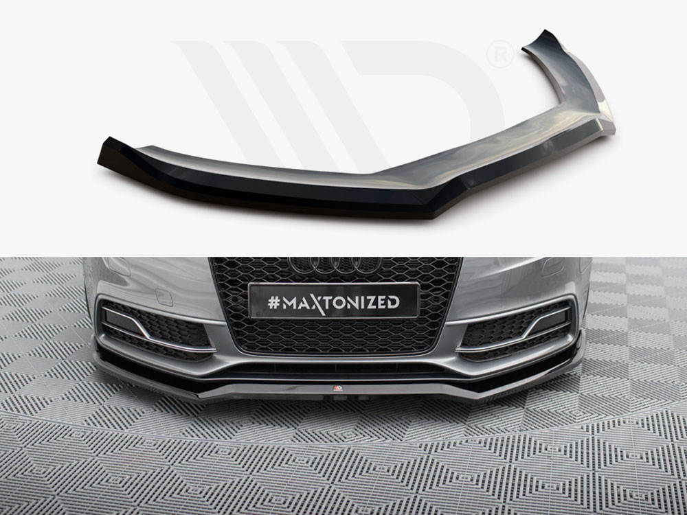 Maxton front splitter v4 audi s5/a5 s-line coupe/sportback 8t facelift models 1 Maxton front splitter v4 audi s5/a5 s-line coupe/sportback 8t facelift models