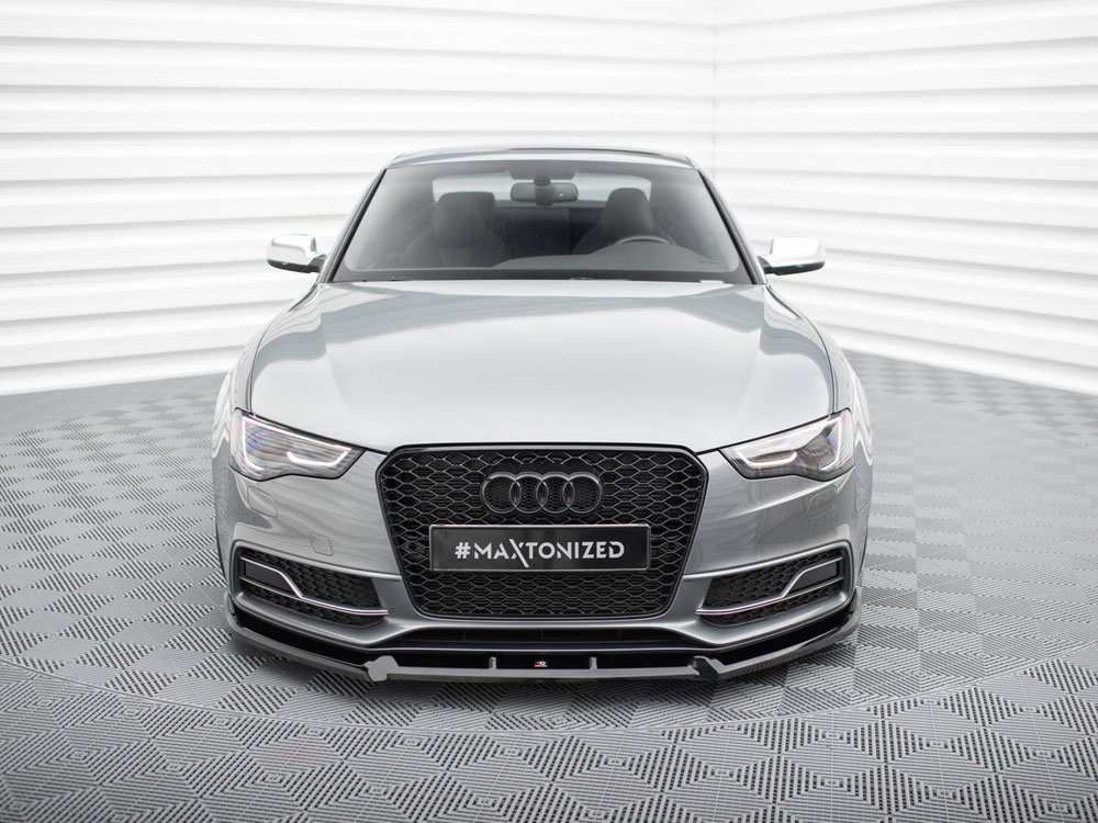 Maxton front splitter v3 audi s5/a5 s-line coupe/sportback 8t facelift models 3 Maxton front splitter v3 audi s5/a5 s-line coupe/sportback 8t facelift models - image 3
