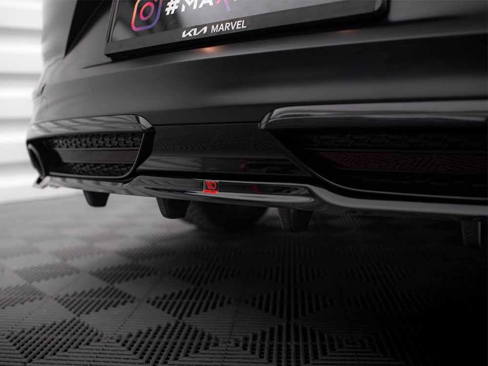 Maxton central rear splitter (vertical bars) kia proceed gt mk1 facelift models 4 Maxton central rear splitter (vertical bars) kia proceed gt mk1 facelift models - image 4