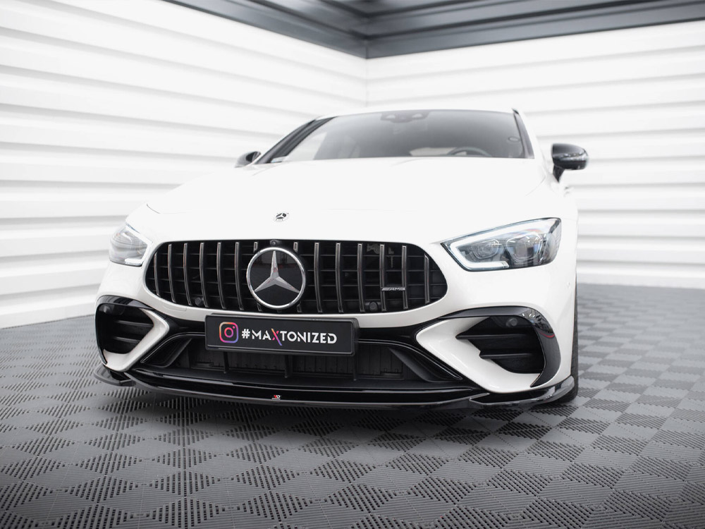 Maxton front splitter v1 mercedes-amg gt 43 4 door coupe v8 styling package 2 Maxton front splitter v1 mercedes-amg gt 43 4 door coupe v8 styling package - image 2