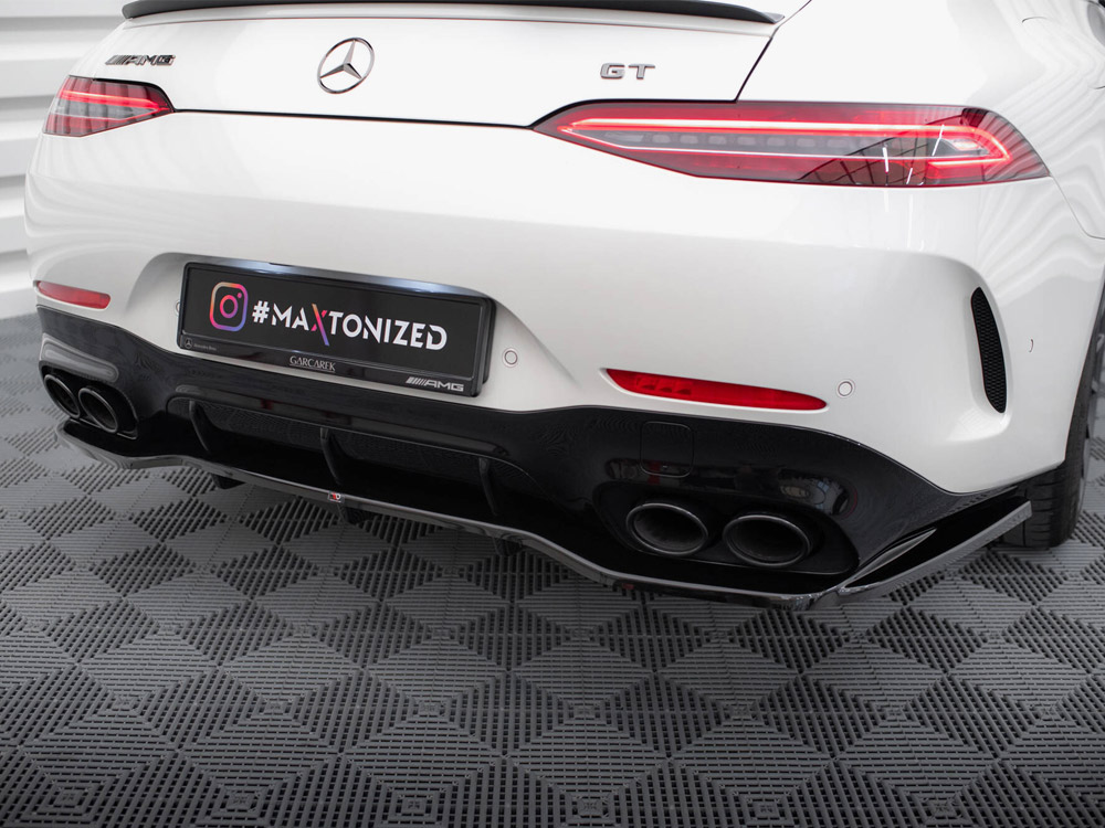Maxton rear splitter (vertical bars) mercedes-amg gt 43 4 door coupe v8 styling package 3 Maxton rear splitter (vertical bars) mercedes-amg gt 43 4 door coupe v8 styling package - image 3
