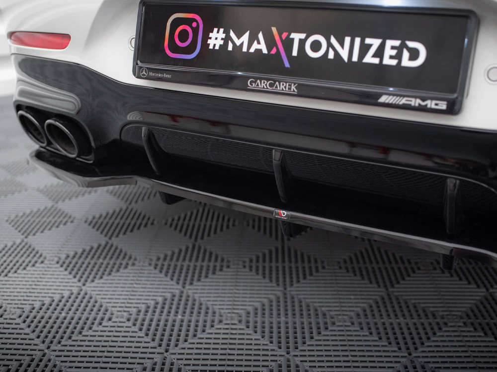 Maxton rear splitter (vertical bars) mercedes-amg gt 43 4 door coupe v8 styling package 4 Maxton rear splitter (vertical bars) mercedes-amg gt 43 4 door coupe v8 styling package - image 4