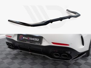 Maxton Rear Splitter (Vertical Bars) Mercedes-AMG GT 43 4 Door Coupe V8 Styling Package
