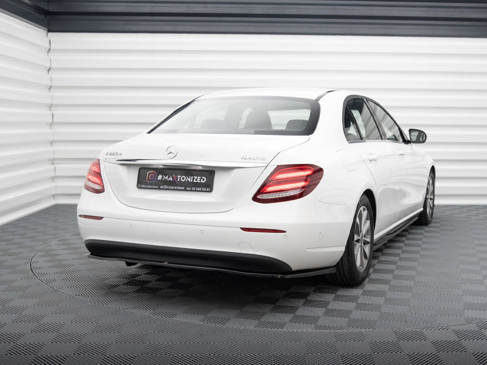 Maxton rear splitter (vertical bars) mercedes-benz e-class w213 2 Maxton rear splitter (vertical bars) mercedes-benz e-class w213 - image 2