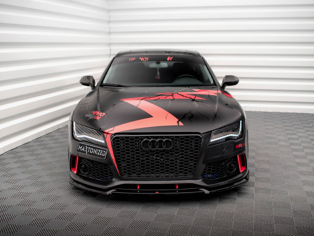Maxton front splitter audi a7 rs7 look c7 3 Maxton front splitter audi a7 rs7 look c7 - image 3