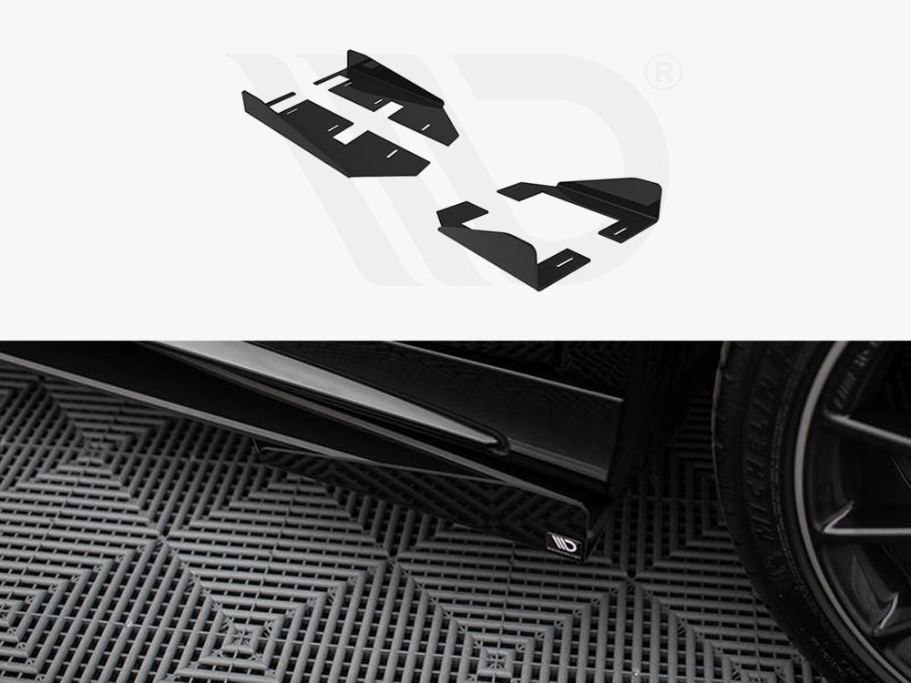 Maxton side flaps mercedes-benz a amg-line w176 facelift models 1 Maxton side flaps mercedes-benz a amg-line w176 facelift models