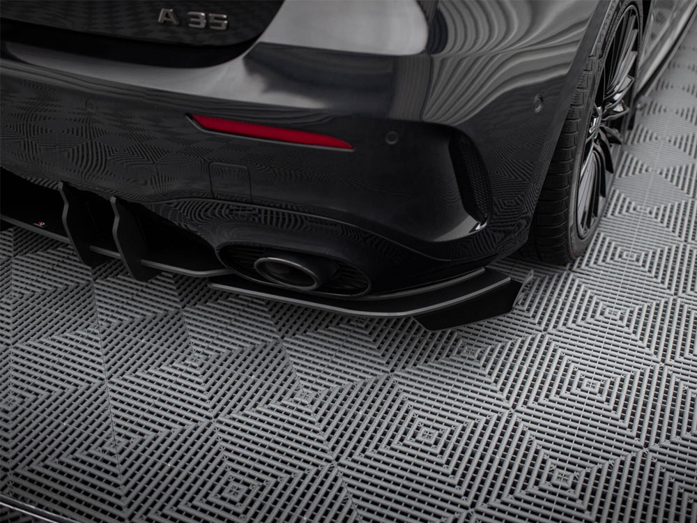 Maxton street pro rear side splitters + flaps mercedes-amg a45 amg w176 (facelift) & a35 hatchback w177 3 Maxton street pro rear side splitters + flaps mercedes-amg a45 amg w176 (facelift) & a35 hatchback w177 - image 3