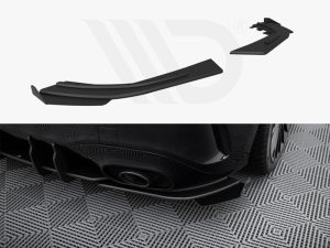 Maxton Street Pro Rear Side Splitters + Flaps Mercedes-AMG A45 AMG W176 (Facelift) & A35 Hatchback W177