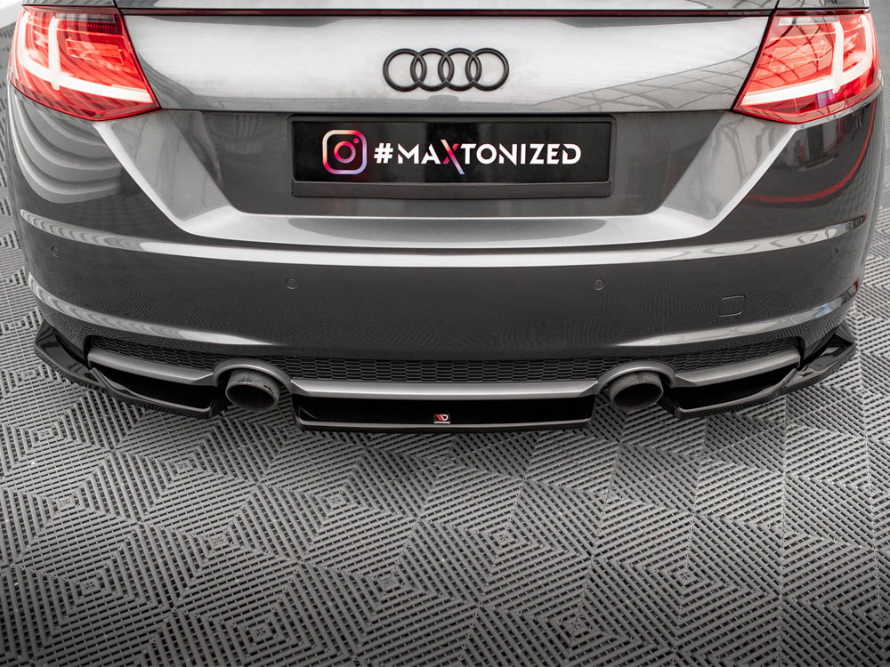 Maxton central rear splitter audi tt s-line 8s 3 Maxton central rear splitter audi tt s-line 8s - image 3