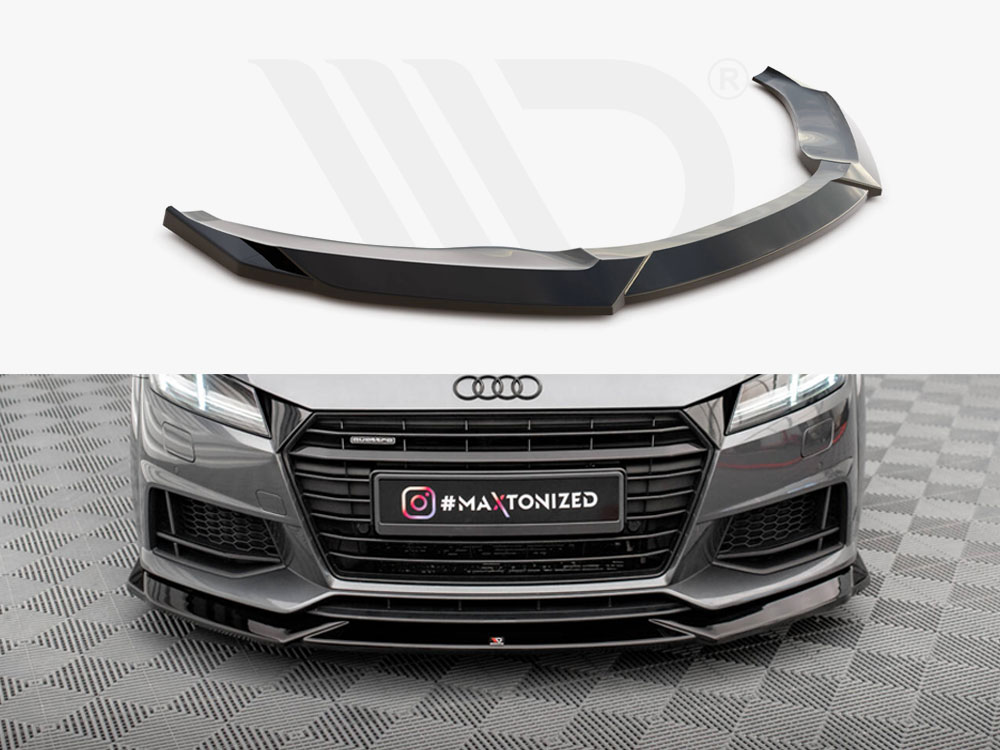 Maxton front splitter v1 audi tt s/s-line 8s 1 Maxton front splitter v1 audi tt s/s-line 8s