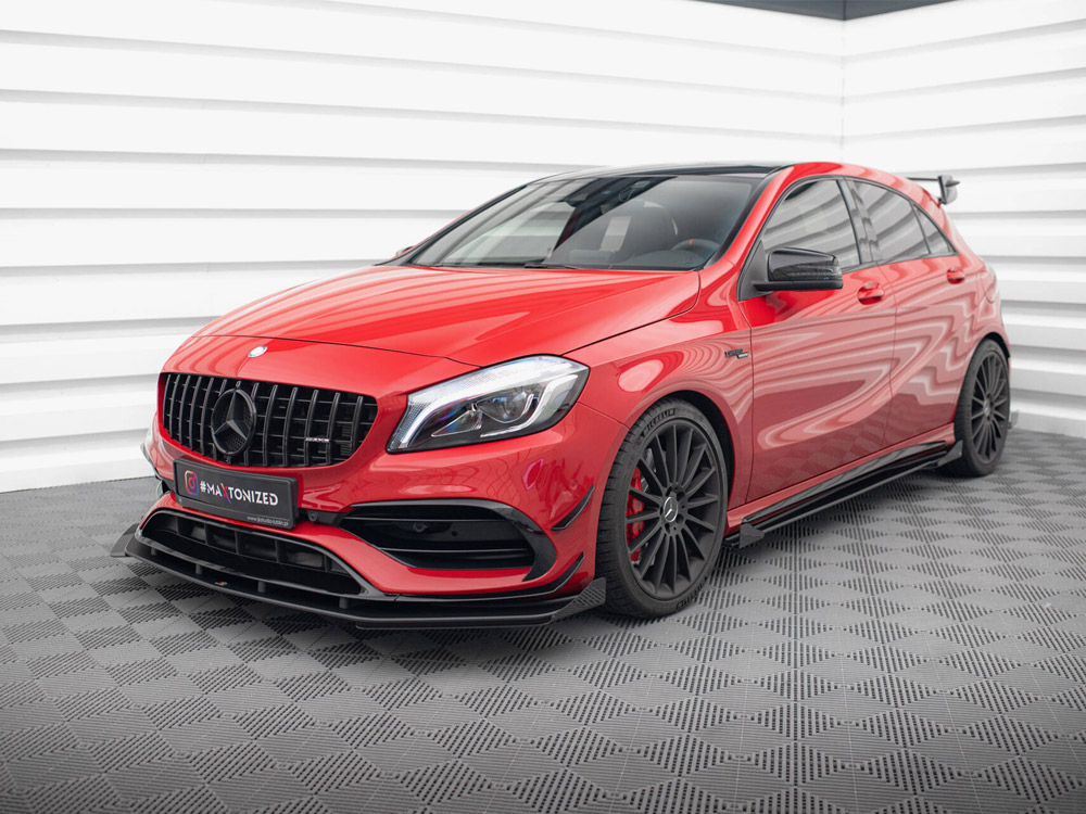 Maxton front flaps mercedes-benz a45 amg aero w176 facelift models 2 Maxton front flaps mercedes-benz a45 amg aero w176 facelift models - image 2