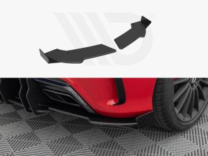 Maxton Street Pro Rear Side Splitters + Flaps Mercedes-Benz A45 AMG W176 Facelift Models