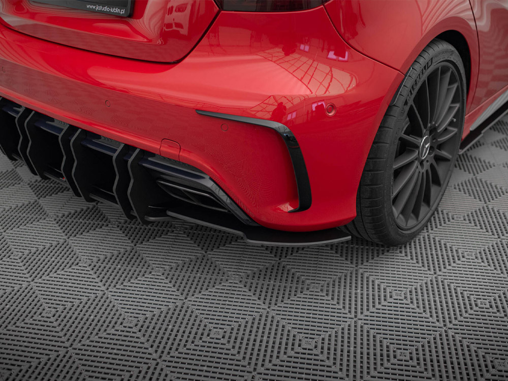 Maxton street pro rear side splitters mercedes-benz a45 amg w176 facelift models 2 Maxton street pro rear side splitters mercedes-benz a45 amg w176 facelift models - image 2