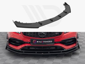 Maxton Street Pro Front Splitter + Flaps Mercedes-Benz A45 AMG Aero W176 Facelift Models