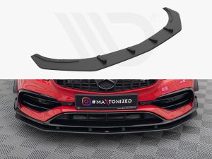 Maxton Street Pro Front Splitter Mercedes-Benz A45 AMG Aero W176 Facelift Models