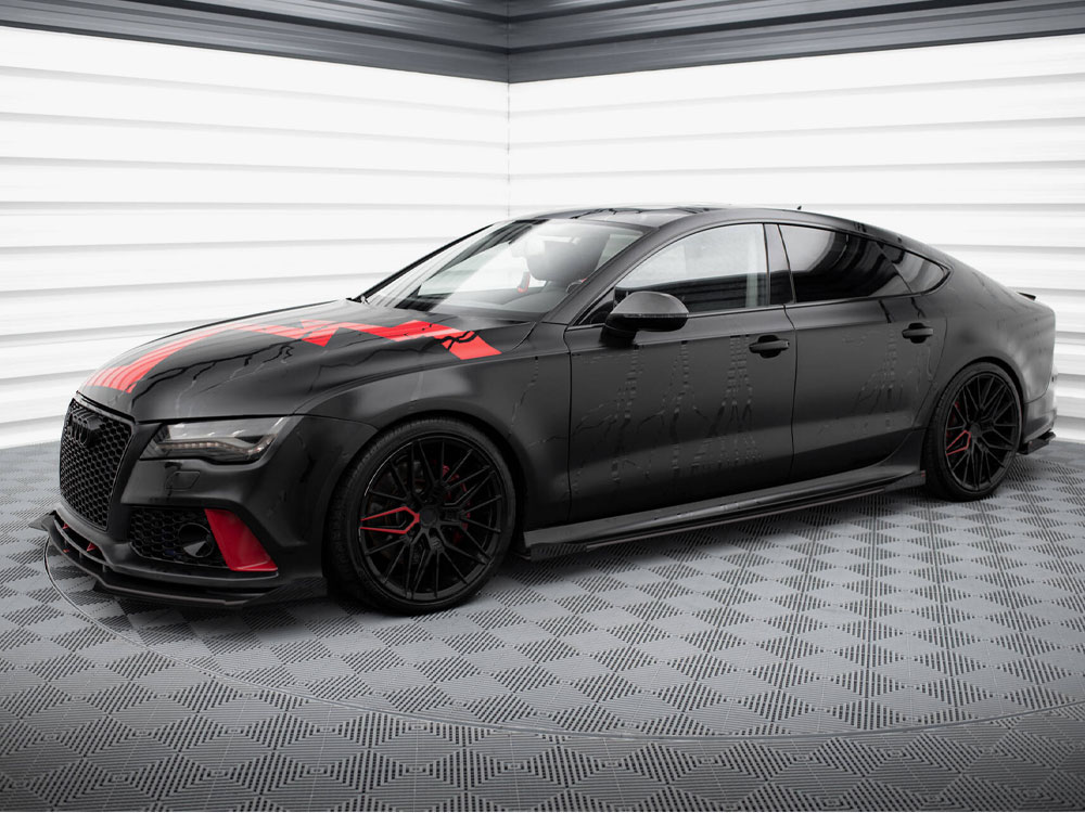 Maxton side flaps audi rs7 c7 2 Maxton side flaps audi rs7 c7 - image 2