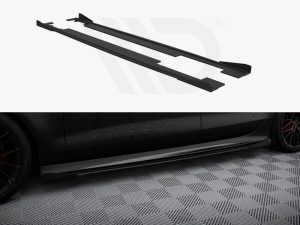 Maxton Street Pro Side Skirts Diffusers + Flaps Audi RS7 C7