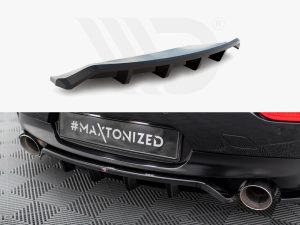 Maxton Central Rear Splitter (Vertical Bars) BMW Z4 M-Pack E89 Facelift Models