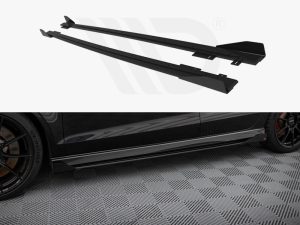 Maxton Street Pro Side Skirts Diffusers V1 + Flaps Audi RS3 Saloon 8V Facelift Models
