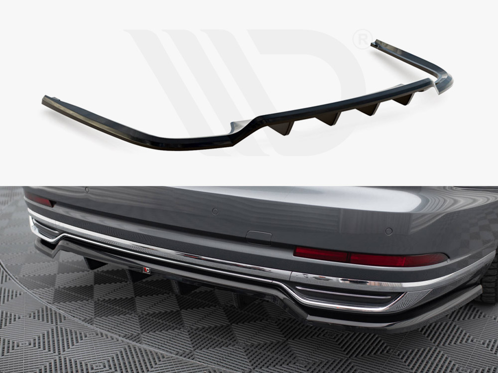 Maxton central rear splitter (vertical bars) audi a8 d5 1 Maxton central rear splitter (vertical bars) audi a8 d5
