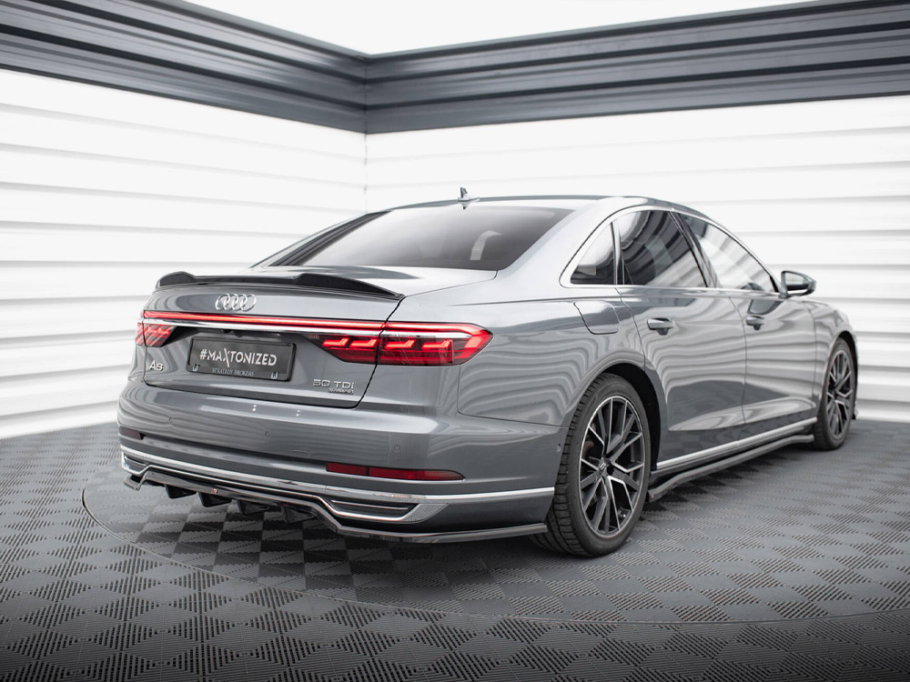 Maxton central rear splitter (vertical bars) audi a8 d5 3 Maxton central rear splitter (vertical bars) audi a8 d5 - image 3