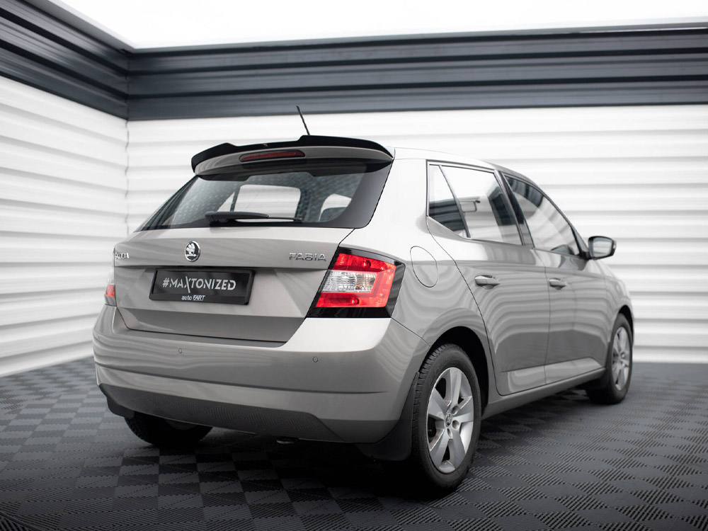 Maxton spoiler cap skoda fabia hatchback mk3 2 Maxton spoiler cap skoda fabia hatchback mk3 - image 2