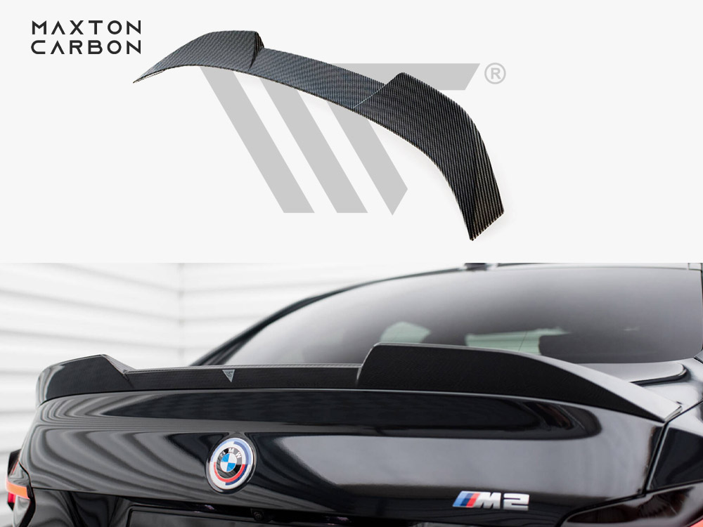 Maxton carbon fibre tailgate spoiler bmw m2 g87 / m240i / 2 series m-pack / 2 series standard g42 1 Maxton carbon fibre tailgate spoiler bmw m2 g87 / m240i / 2 series m-pack / 2 series standard g42
