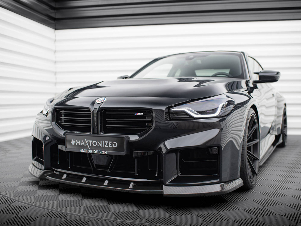 Maxton carbon fibre front splitter v2 bmw m2 g87 2 Maxton carbon fibre front splitter v2 bmw m2 g87 - image 2