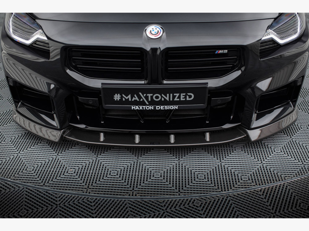 Maxton carbon fibre front splitter v2 bmw m2 g87 4 Maxton carbon fibre front splitter v2 bmw m2 g87 - image 4