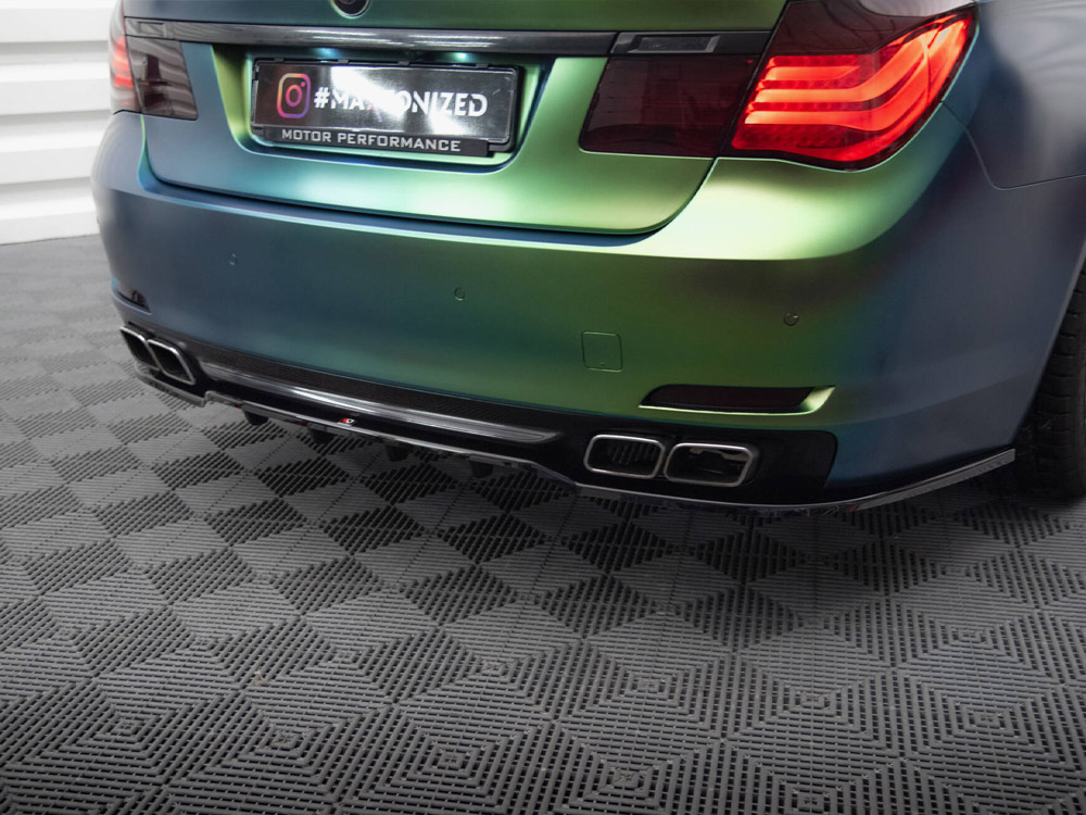 Maxton central rear splitter (vertical bars) bmw 7 series f01 3 Maxton central rear splitter (vertical bars) bmw 7 series f01 - image 3