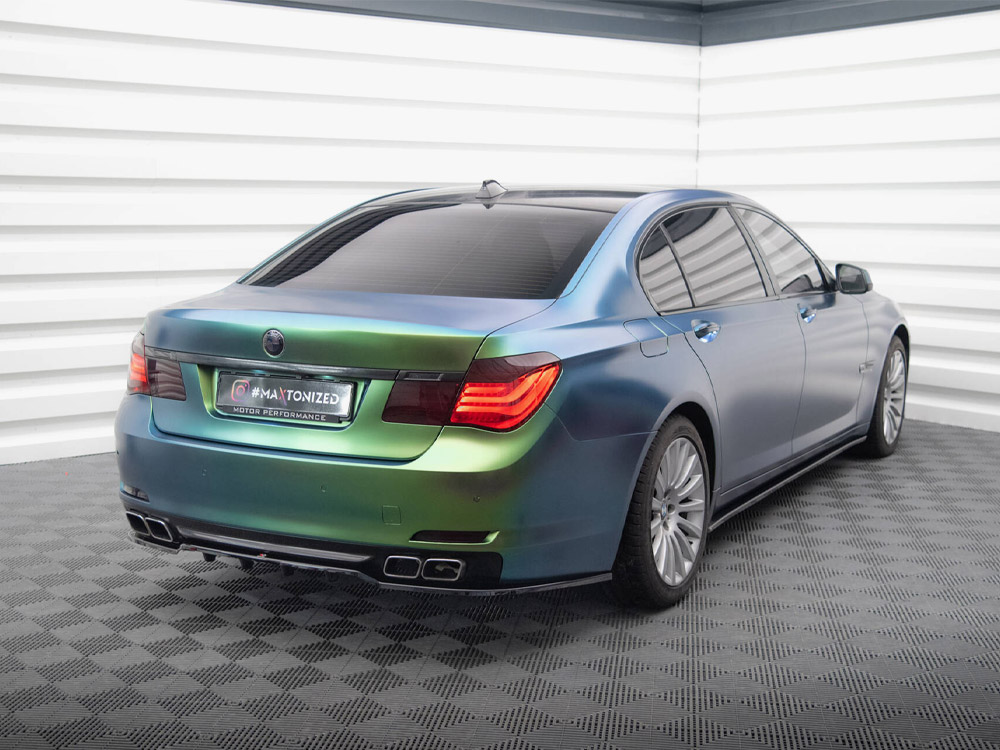 Maxton central rear splitter (vertical bars) bmw 7 series f01 2 Maxton central rear splitter (vertical bars) bmw 7 series f01 - image 2