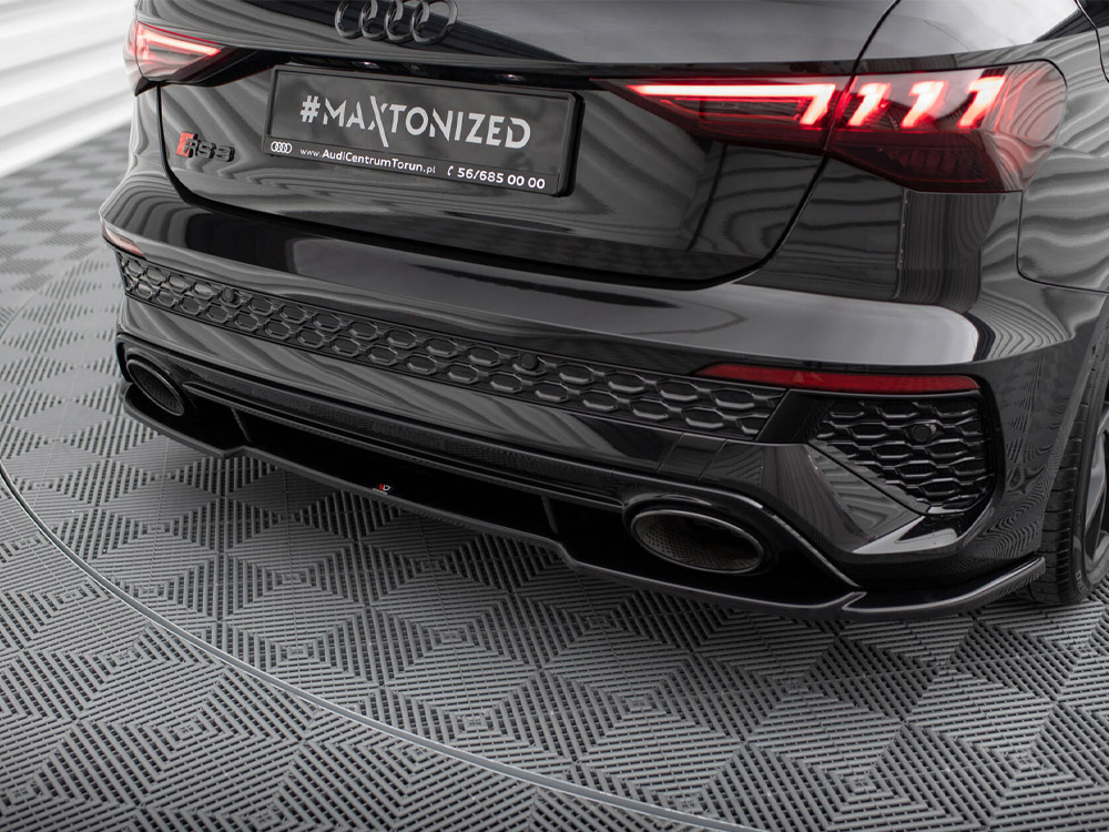 Maxton central rear splitter audi rs3 sportback 8y 3 Maxton central rear splitter audi rs3 sportback 8y - image 3