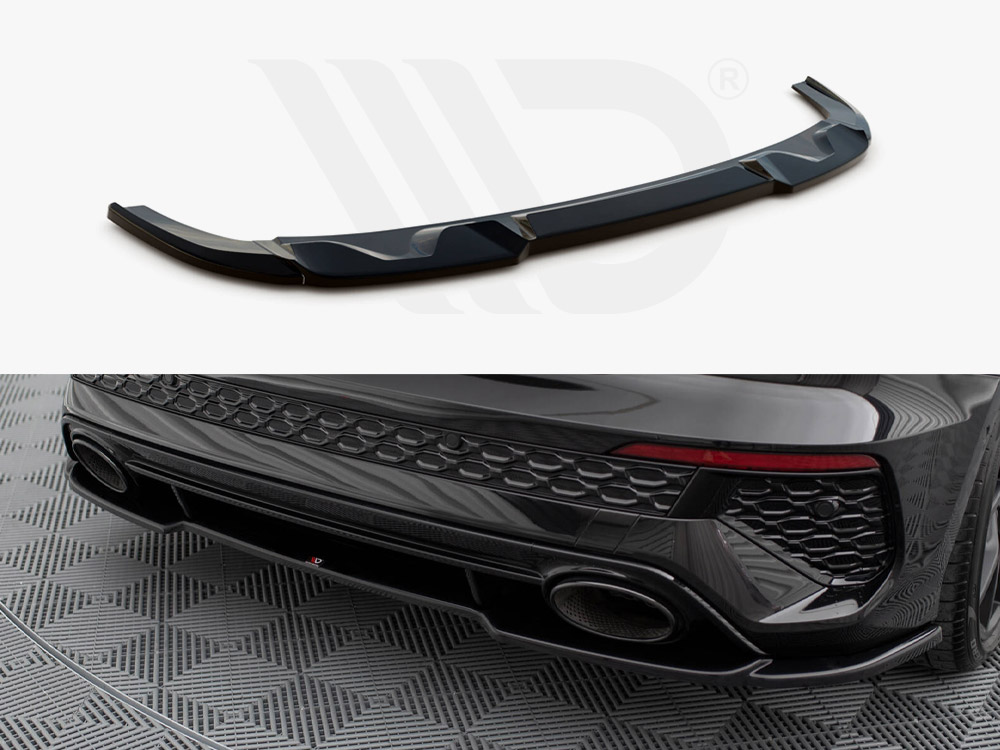 Maxton central rear splitter audi rs3 sportback 8y 1 Maxton central rear splitter audi rs3 sportback 8y