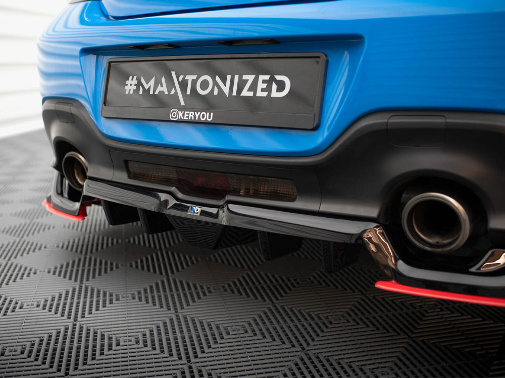 Maxton central rear splitter (vertical bars) v2 toyota gr86 mk1 5 Maxton central rear splitter (vertical bars) v2 toyota gr86 mk1 - image 5