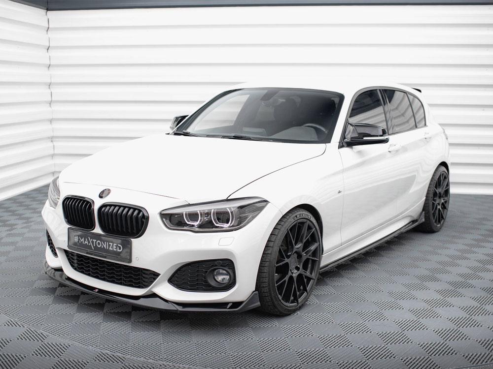 Maxton front splitter v4 csl look bmw 1 series m-pack/m140i f20 facelift models 2 Maxton front splitter v4 csl look bmw 1 series m-pack/m140i f20 facelift models - image 2
