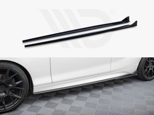 Maxton Side Skirts Diffusers V3 CSL Look BMW 1 Series M-Pack/M140i F20 Facelift Models