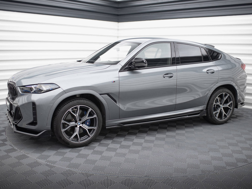 Maxton side skirts diffusers v2 bmw x6 m-pack g06 facelift models 2 Maxton side skirts diffusers v2 bmw x6 m-pack g06 facelift models - image 2